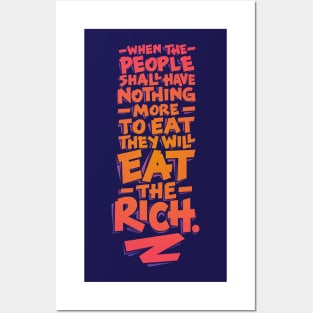 Eat the Rich Posters and Art